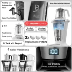 چای ساز روی هم فلر مدل TS390 - تصویر 2