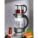 چای‌ساز مباشی مدل ME-TM307 با ظرفیت کتری 1.7 لیتر و قوری 1 لیتر - تصویر 2