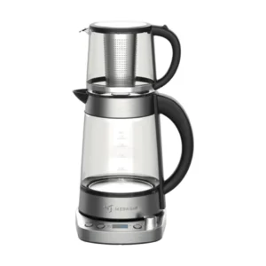 چای‌ساز مباشی مدل ME-TM307 با ظرفیت کتری 1.7 لیتر و قوری 1 لیتر